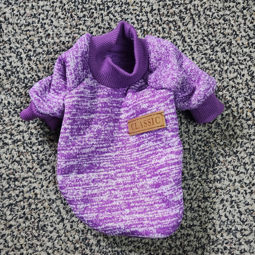 PURPLE SWEATSHIRT XSMALL